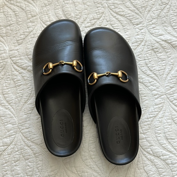 GUCCI Horsebit Leather Mules - Picture 3 of 4